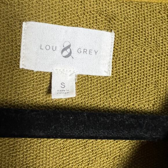 Lou & Grey Embroidered Camp Cozy Cotton Terry Sweatshirt Women's Size Small - Picture 3 of 5